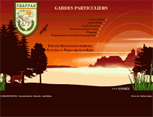 Tablet Screenshot of gardes-particuliers.com